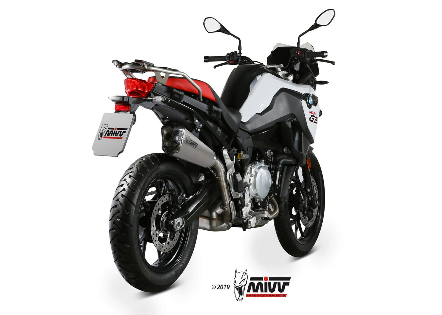 MIVV B.033 BMW F 750 GS (2018+) Slip-on Exhaust "Delta Race" (stainless steel; approved) – Accessories in the 2WheelsHero Motorcycle Aftermarket Accessories and Parts Online Shop