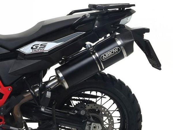 ARROW 72612AKN BMW F800GS Adventure (2013+) Dark Aluminum Slip-on Exhaust "Maxi Race Tech" – Accessories in the 2WheelsHero Motorcycle Aftermarket Accessories and Parts Online Shop