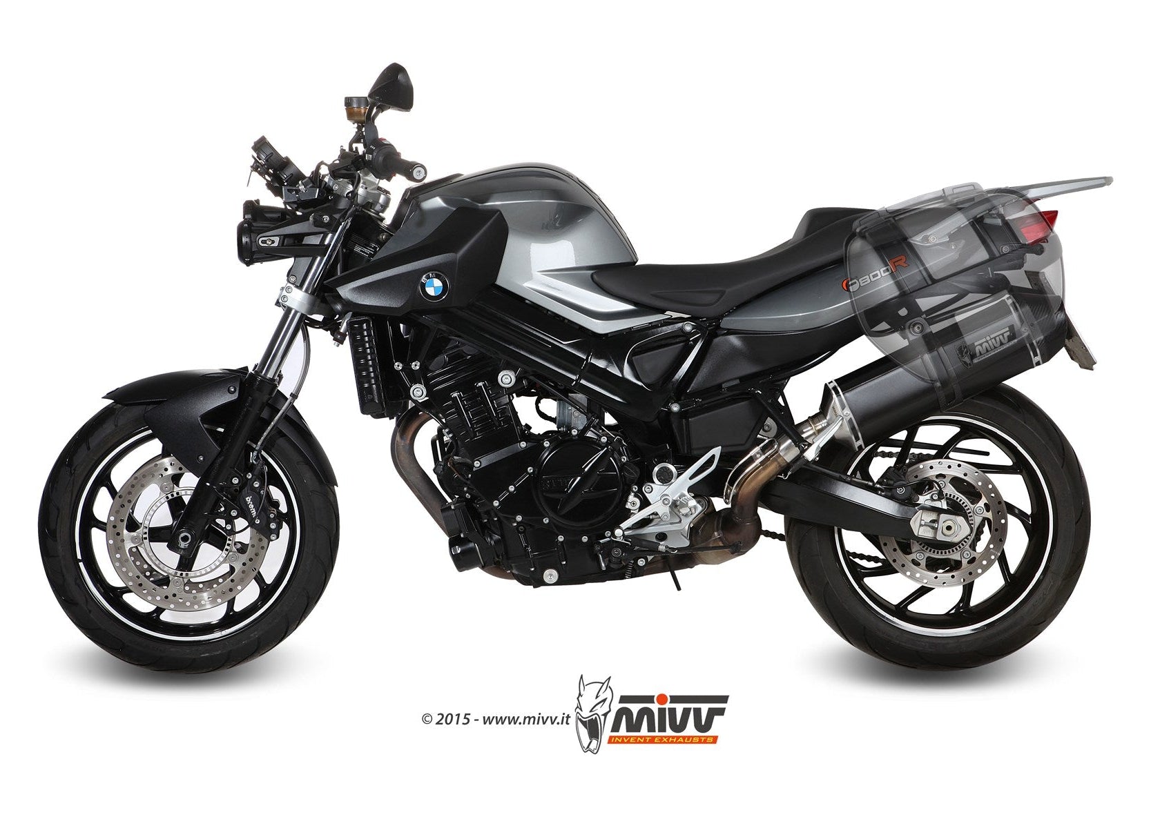 MIVV B.008 BMW F 800 R / GT (09/20) Slip-on Exhaust "Speed Edge" (black; approved) – Accessories in the 2WheelsHero Motorcycle Aftermarket Accessories and Parts Online Shop