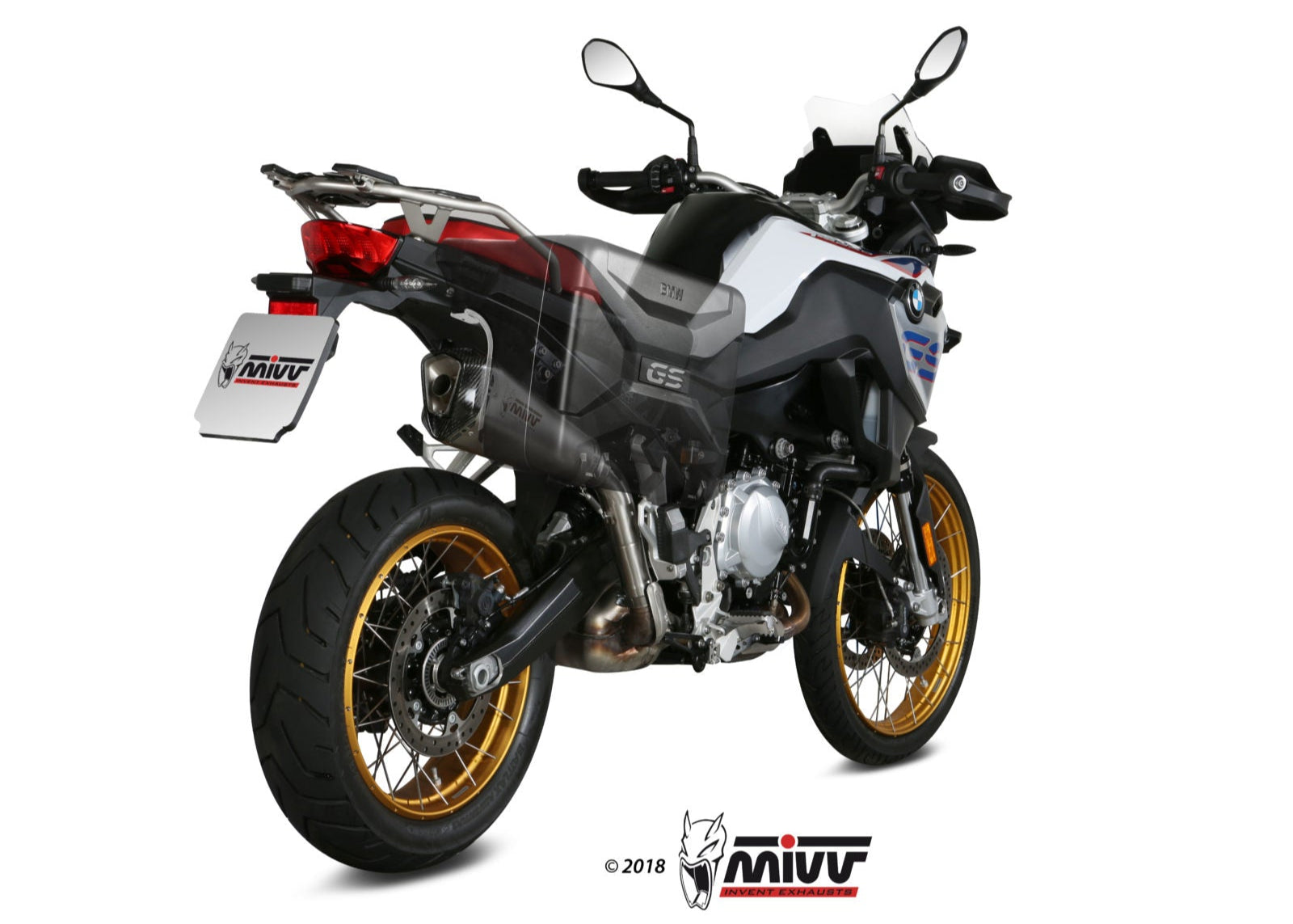 MIVV B.033 BMW F 850 GS (2018+) Slip-on Exhaust "Delta Race" (stainless steel; approved) – Accessories in the 2WheelsHero Motorcycle Aftermarket Accessories and Parts Online Shop