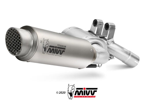MIVV B.038 BMW F 900 R (2020+) Slip-on Exhaust "GP Pro" (titanium; approved) – Accessories in the 2WheelsHero Motorcycle Aftermarket Accessories and Parts Online Shop