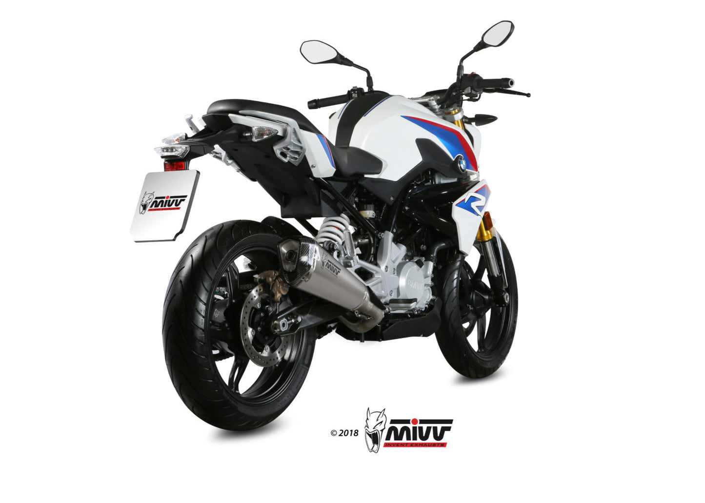 MIVV B.032 BMW G 310 R (2018+) Full System Exhaust "Delta Race" (stainless steel; approved) – Accessories in the 2WheelsHero Motorcycle Aftermarket Accessories and Parts Online Shop