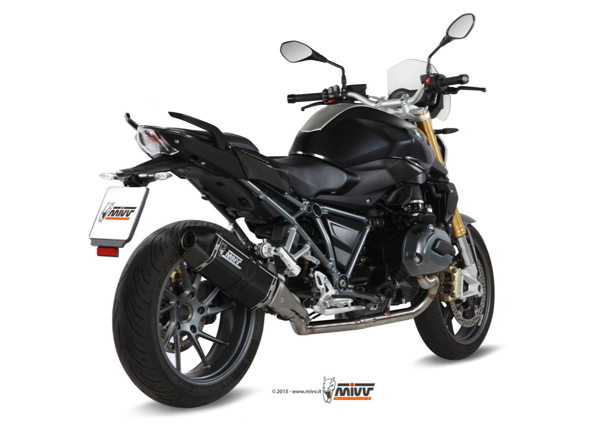 MIVV B.026 BMW R 1200 R (15 / 18) Slip-on Exhaust "Speed Edge" (black; approved) – Accessories in the 2WheelsHero Motorcycle Aftermarket Accessories and Parts Online Shop