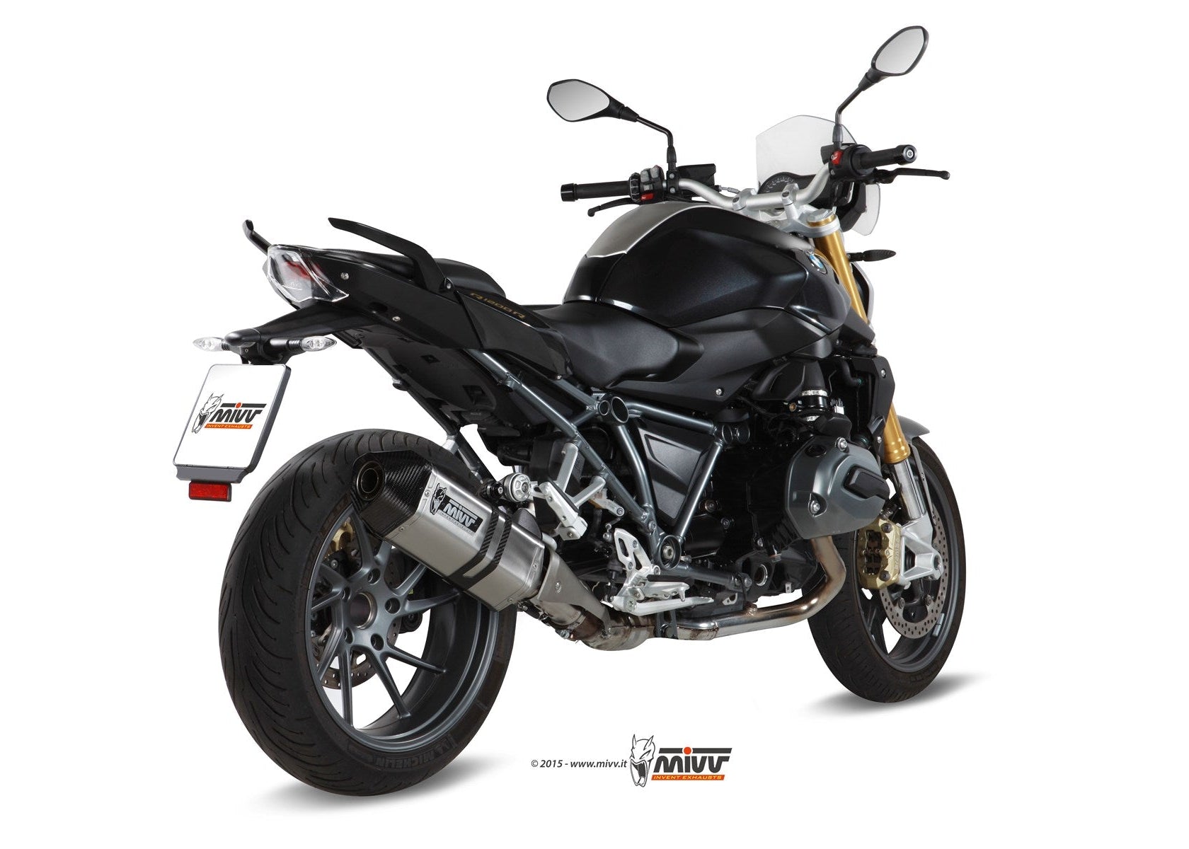 MIVV B.026 BMW R 1200 R (15 / 18) Slip-on Exhaust "Speed Edge" (stainless steel; approved) – Accessories in the 2WheelsHero Motorcycle Aftermarket Accessories and Parts Online Shop