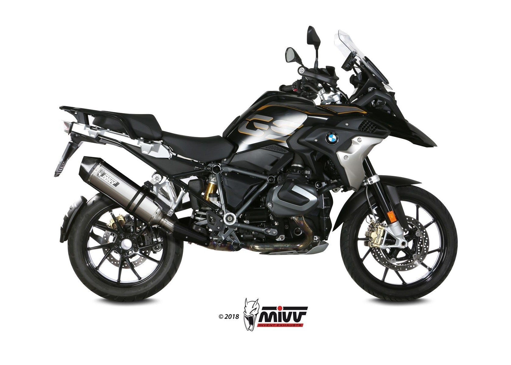 MIVV B.034 BMW R 1250 GS / Adventure (2019 + ) Slip-on Exhaust "Speed Edge" (stainless steel; approved) – Accessories in the 2WheelsHero Motorcycle Aftermarket Accessories and Parts Online Shop