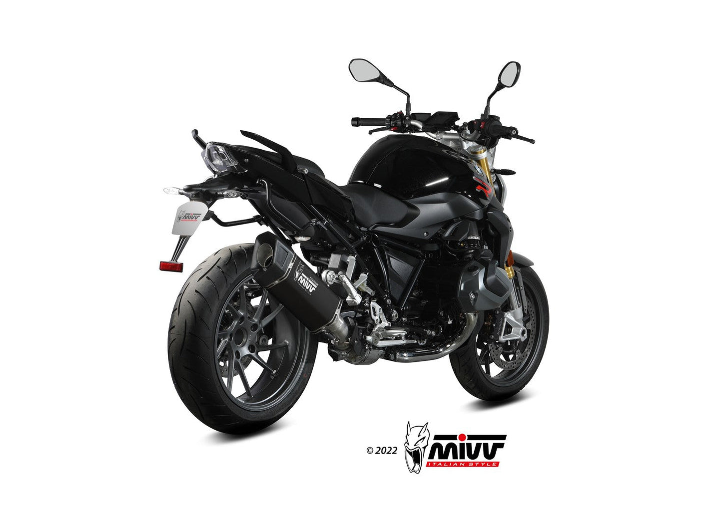 MIVV B.040 BMW R 1250 R / RS (2021 + ) Slip-on Exhaust "SR-1" (black titanium; approved) – Accessories in the 2WheelsHero Motorcycle Aftermarket Accessories and Parts Online Shop