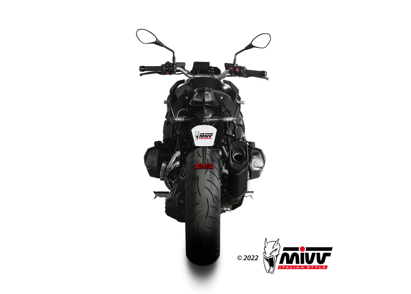 MIVV B.040 BMW R 1250 R / RS (2021 + ) Slip-on Exhaust "SR-1" (black titanium; approved) – Accessories in the 2WheelsHero Motorcycle Aftermarket Accessories and Parts Online Shop