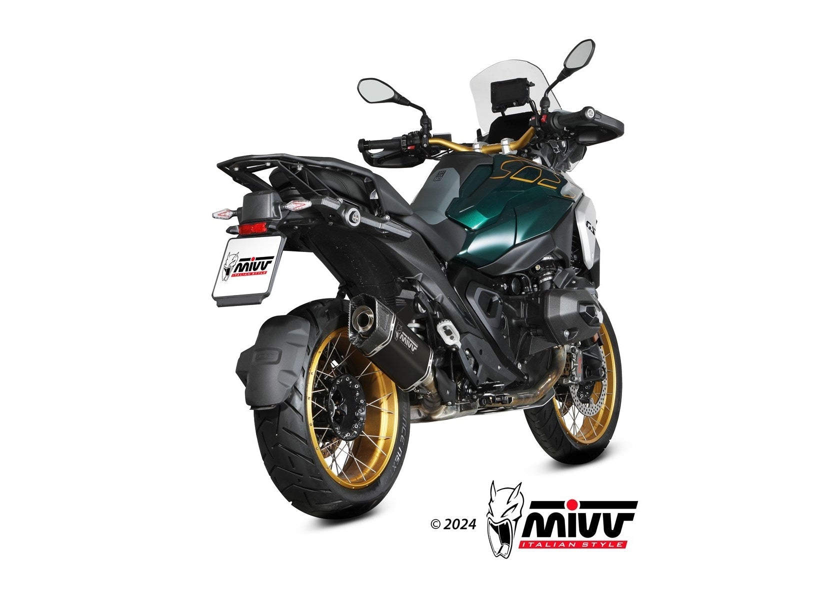 MIVV B.042 BMW R 1300 GS (2024 + ) Slip-on Exhaust "SR-1" (black titanium; approved) – Accessories in the 2WheelsHero Motorcycle Aftermarket Accessories and Parts Online Shop