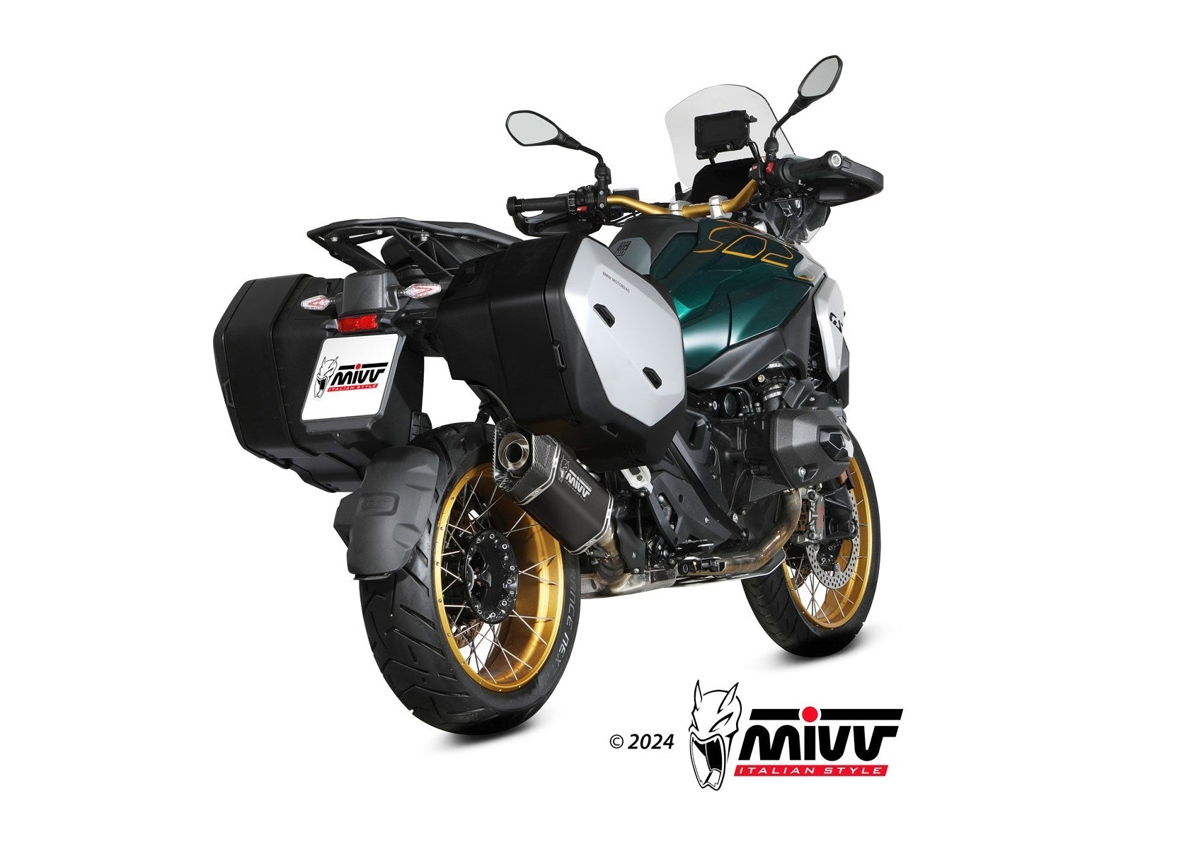 MIVV B.042 BMW R 1300 GS (2024 + ) Slip-on Exhaust "SR-1" (black titanium; approved) – Accessories in the 2WheelsHero Motorcycle Aftermarket Accessories and Parts Online Shop