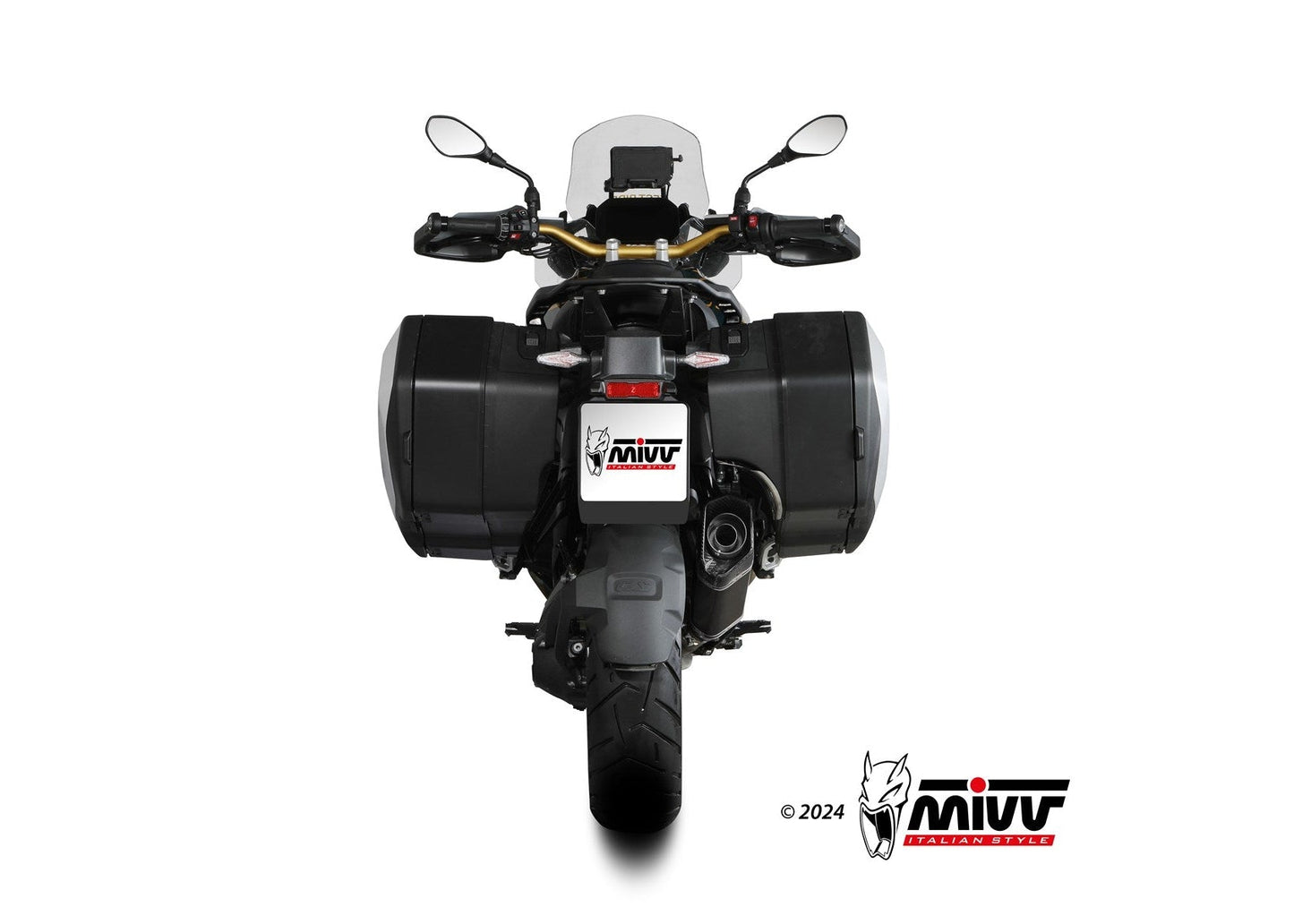MIVV B.042 BMW R 1300 GS (2024 + ) Slip-on Exhaust "SR-1" (black titanium; approved) – Accessories in the 2WheelsHero Motorcycle Aftermarket Accessories and Parts Online Shop