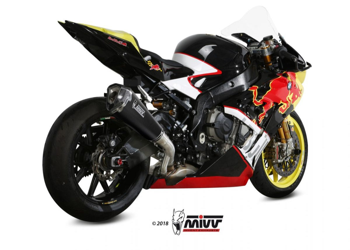 MIVV B.031 BMW S 1000 RR (2017 - 18) Slip-on Exhaust "Delta Race" (carbon; approved) – Accessories in the 2WheelsHero Motorcycle Aftermarket Accessories and Parts Online Shop
