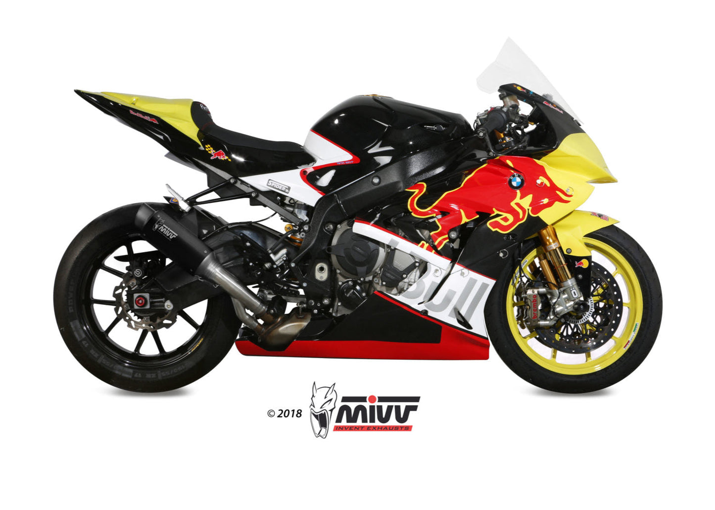 MIVV B.031 BMW S 1000 RR (2017 - 18) Slip-on Exhaust "GP Pro" (black; approved) – Accessories in the 2WheelsHero Motorcycle Aftermarket Accessories and Parts Online Shop