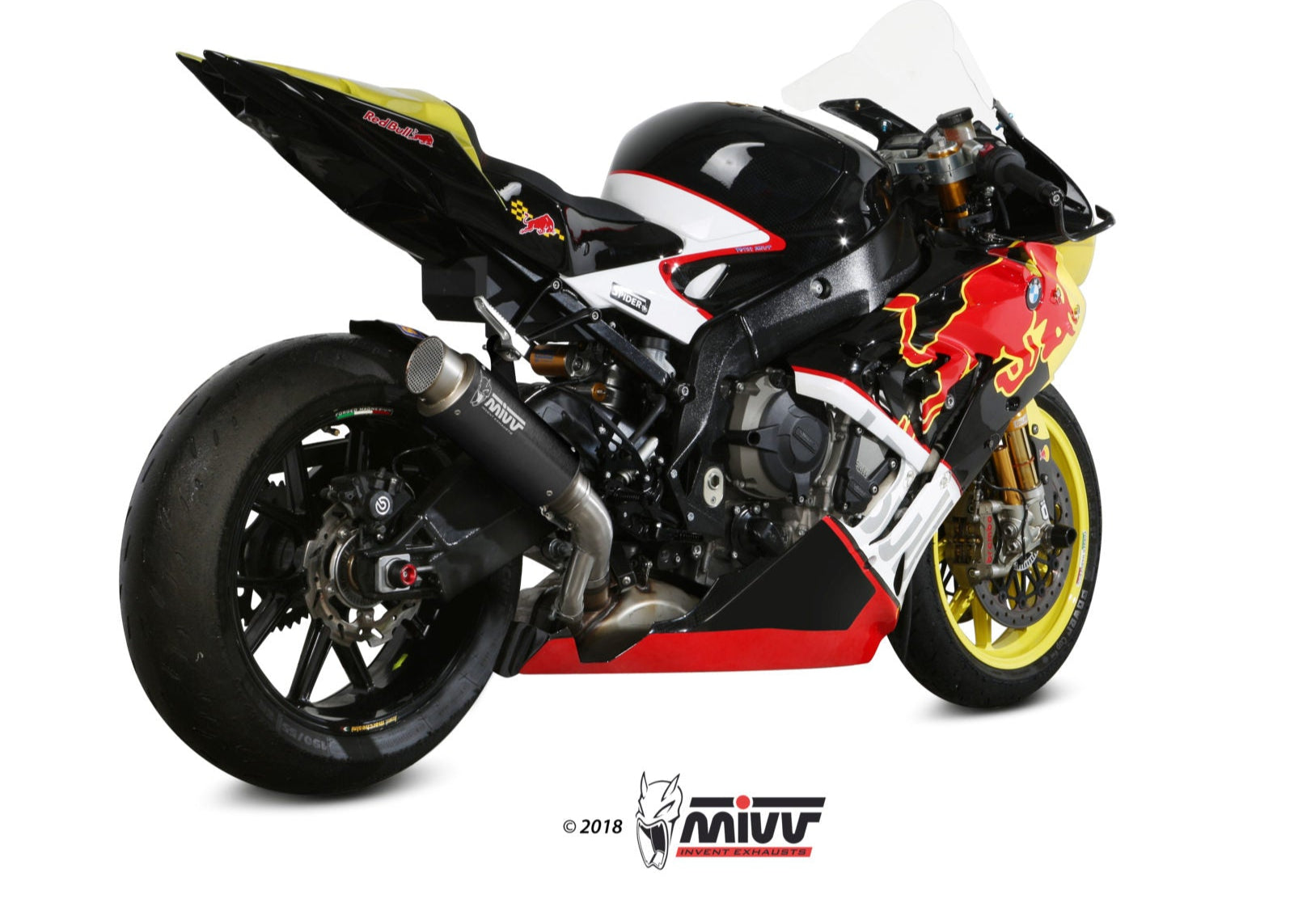 MIVV B.031 BMW S 1000 RR (2017 - 18) Slip-on Exhaust "GP Pro" (black; approved) – Accessories in the 2WheelsHero Motorcycle Aftermarket Accessories and Parts Online Shop