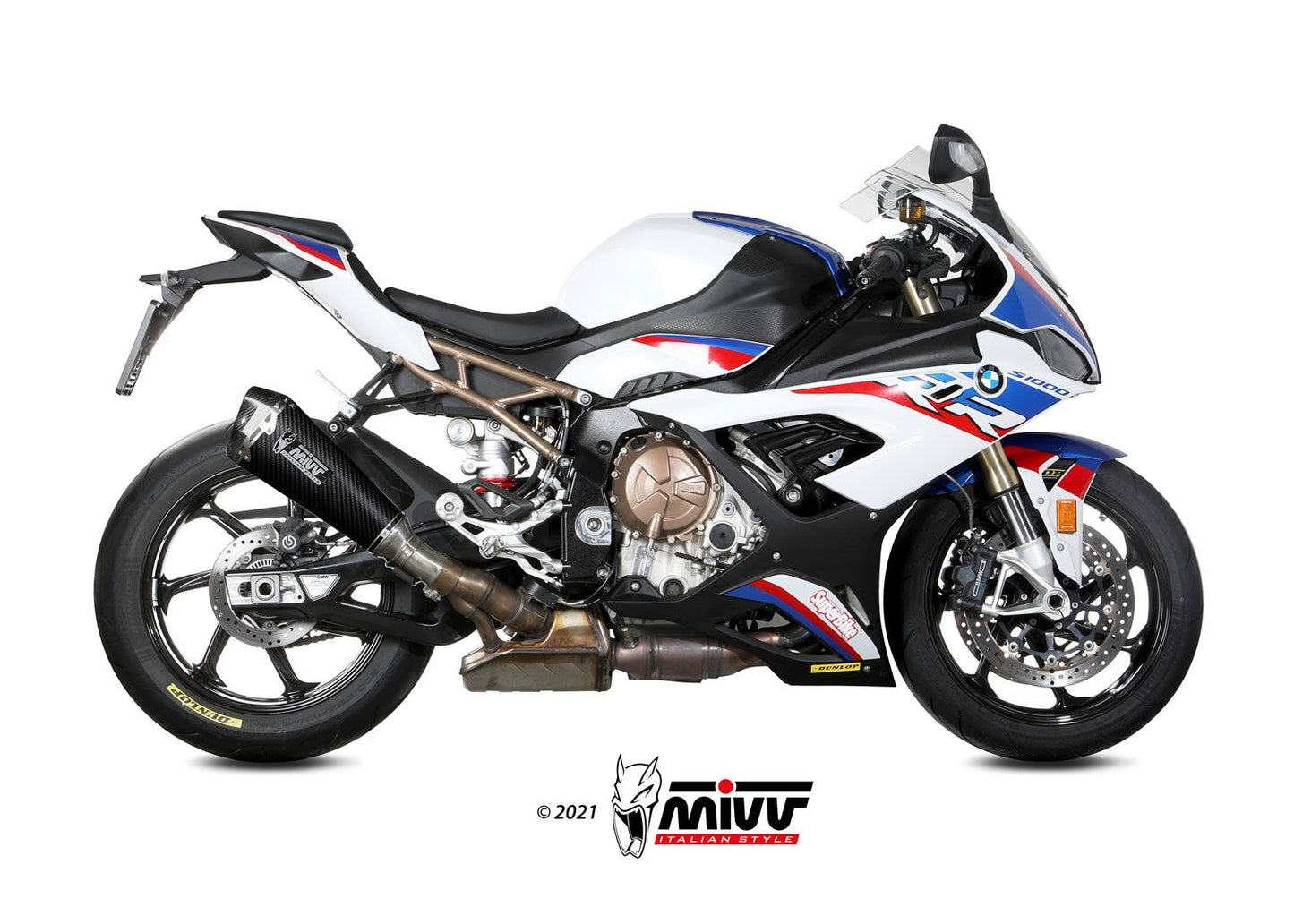MIVV B.036 BMW S 1000 RR (2019 + ) Slip-on Exhaust "Delta Race" (carbon; approved) – Accessories in the 2WheelsHero Motorcycle Aftermarket Accessories and Parts Online Shop