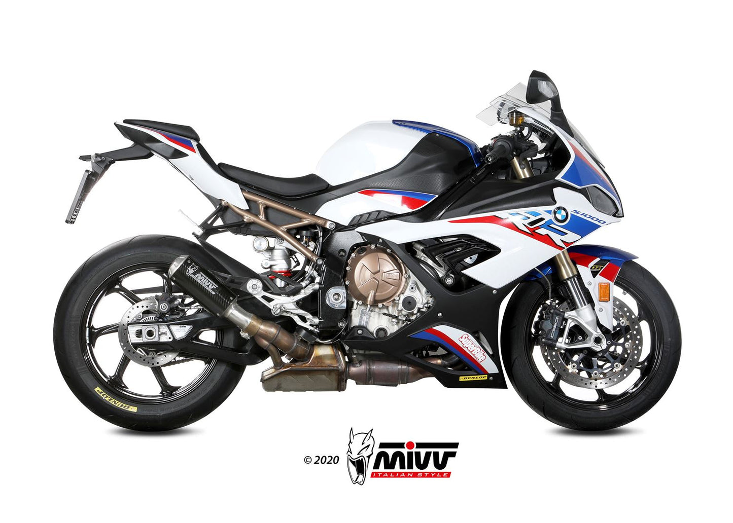 MIVV B.036 BMW S 1000 RR (2019 + ) Slip-on Exhaust "MK3" (carbon; approved) – Accessories in the 2WheelsHero Motorcycle Aftermarket Accessories and Parts Online Shop