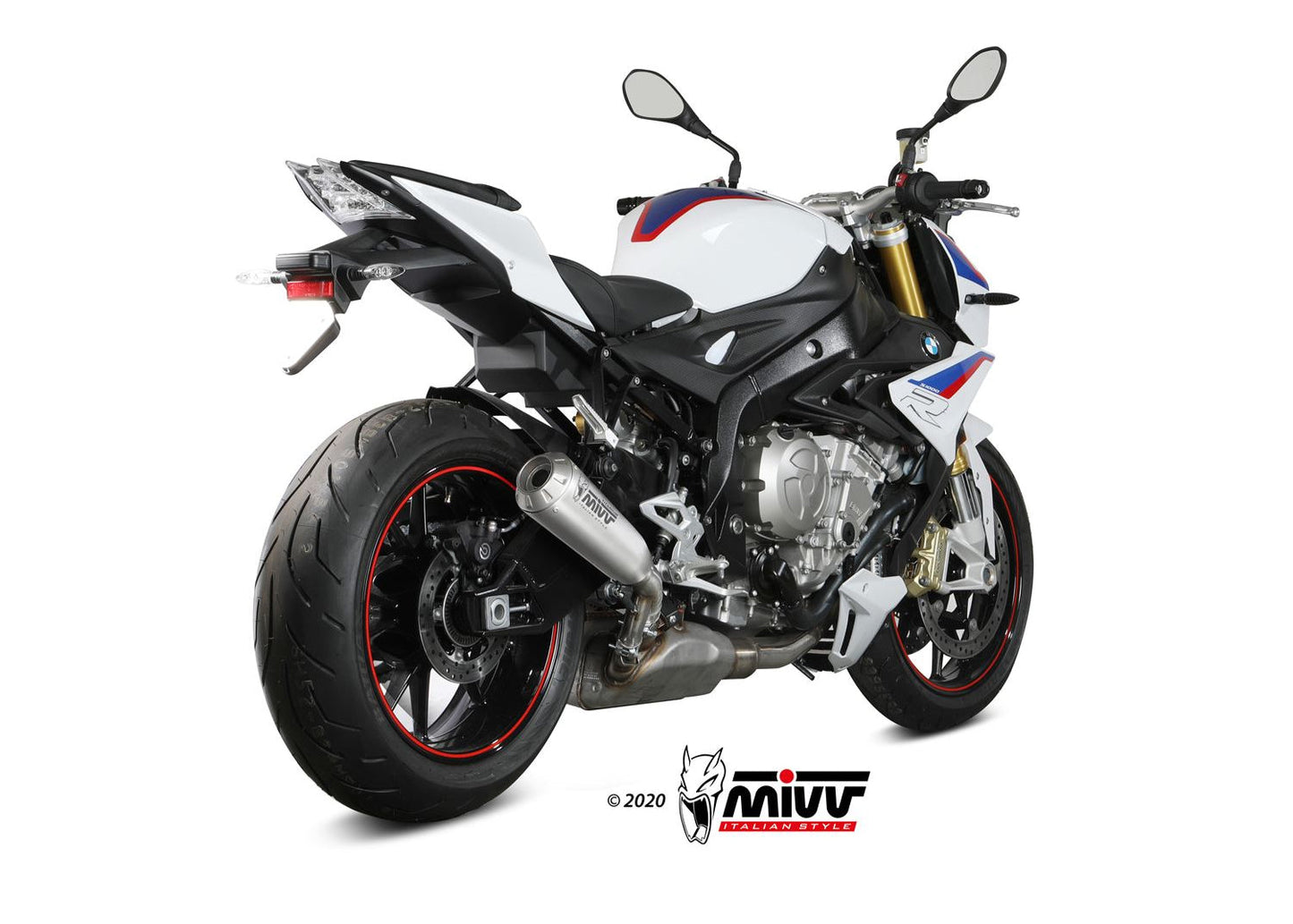 MIVV B.030 BMW S 1000 R (17 / 20) Slip-on Exhaust "X-M1" (titanium; approved) – Accessories in the 2WheelsHero Motorcycle Aftermarket Accessories and Parts Online Shop