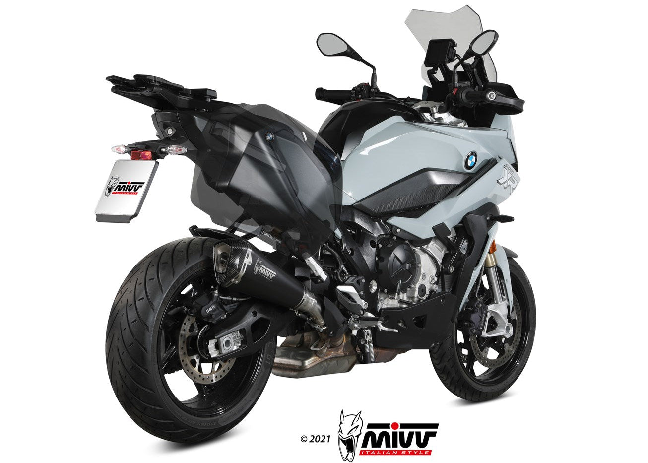 MIVV B.039 BMW S 1000 XR (2020 - ) Slip-on Exhaust "Delta Race" (black; approved) – Accessories in the 2WheelsHero Motorcycle Aftermarket Accessories and Parts Online Shop