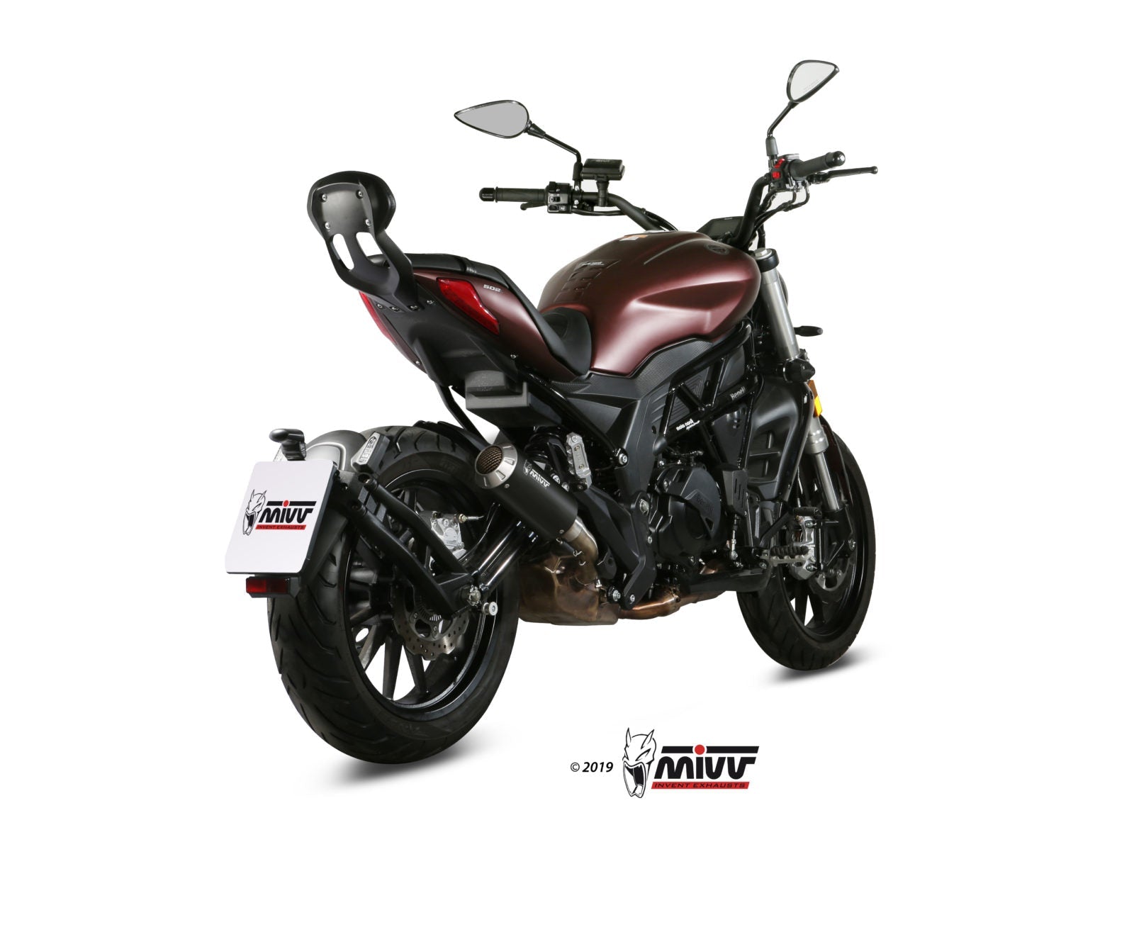 MIVV E.005 Benelli 502C (2019+) Slip-on Exhaust "MK3" (black; approved) – Accessories in the 2WheelsHero Motorcycle Aftermarket Accessories and Parts Online Shop