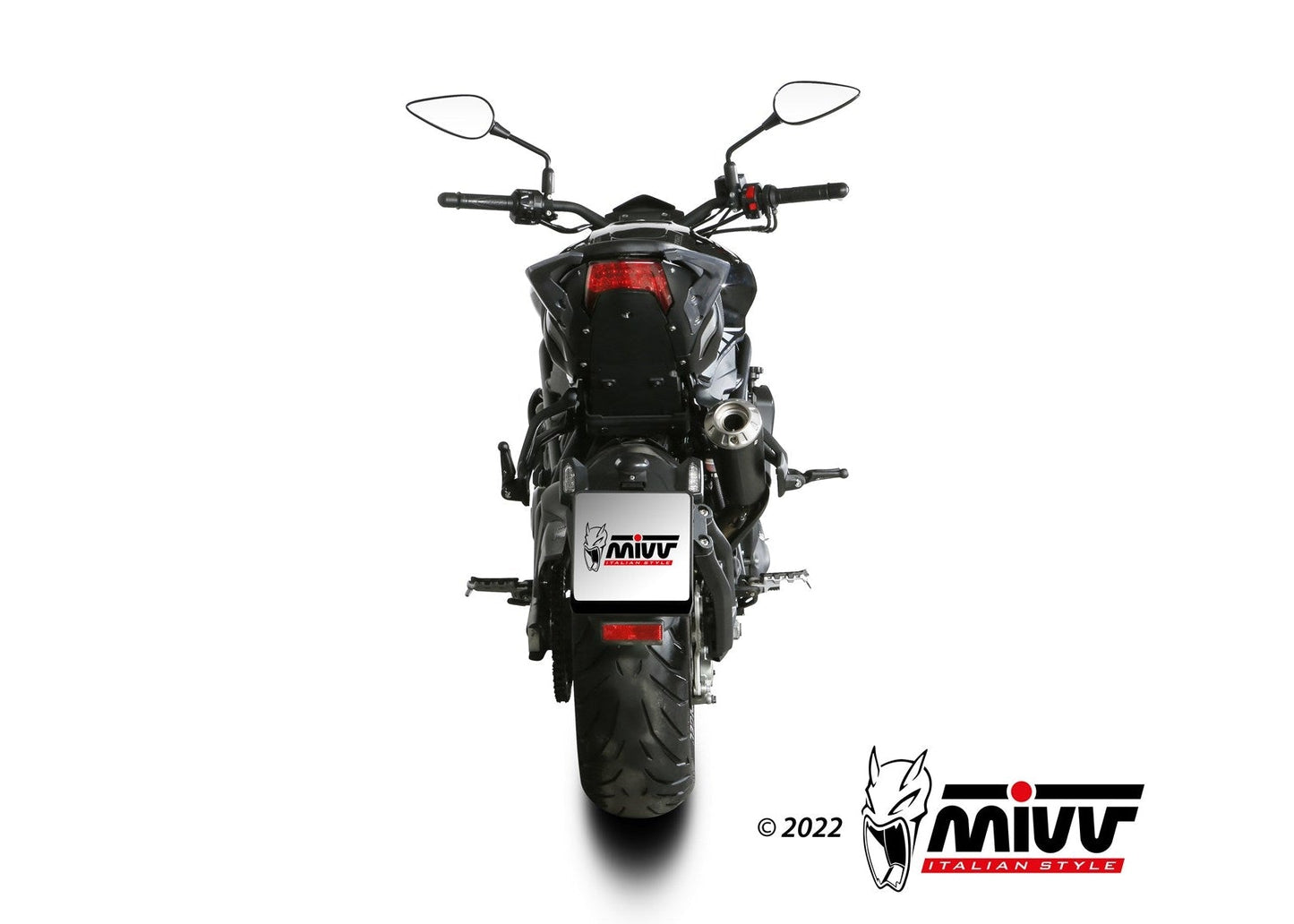 MIVV E.009 Benelli 752S (2019+) Slip-on Exhaust "X-M1" (black; approved) – Accessories in the 2WheelsHero Motorcycle Aftermarket Accessories and Parts Online Shop