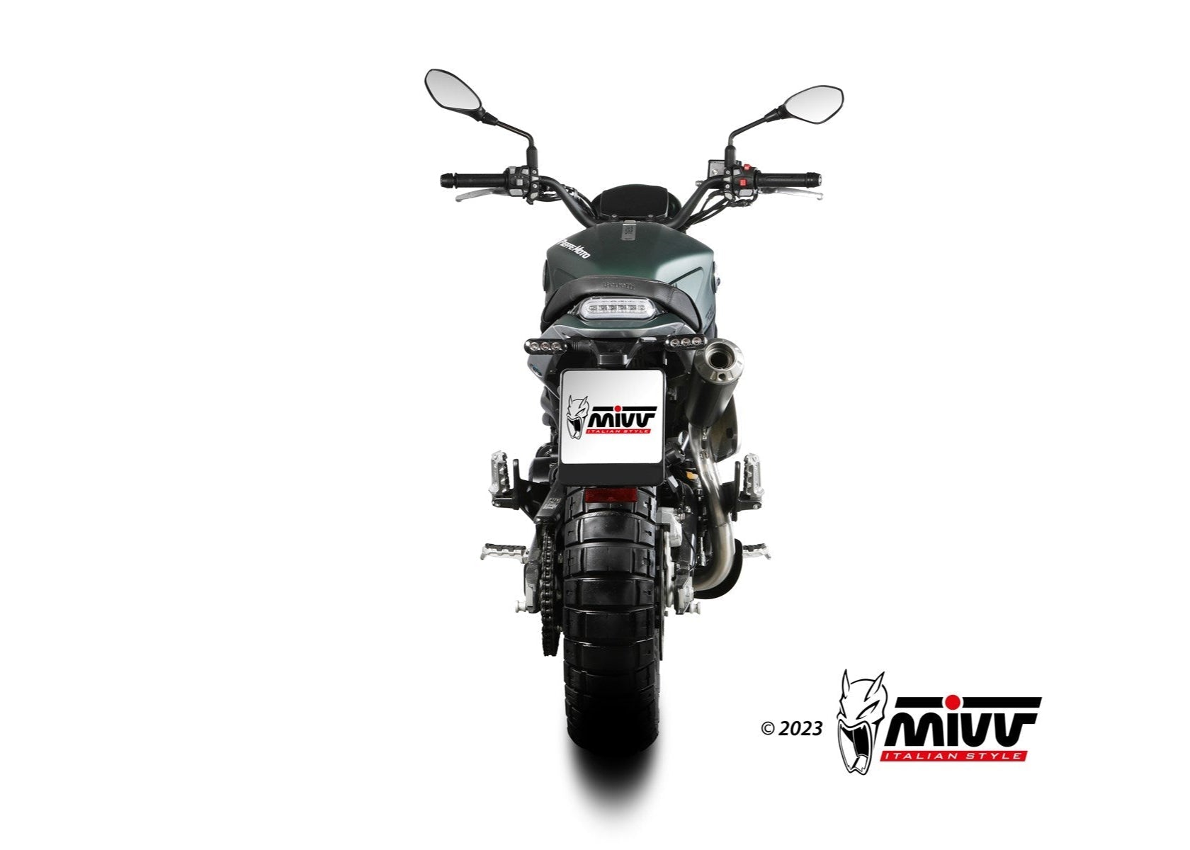 MIVV E.011 Benelli Leoncino 800 Trail (2022+) Slip-on Exhaust "X-M1" (black; approved) – Accessories in the 2WheelsHero Motorcycle Aftermarket Accessories and Parts Online Shop