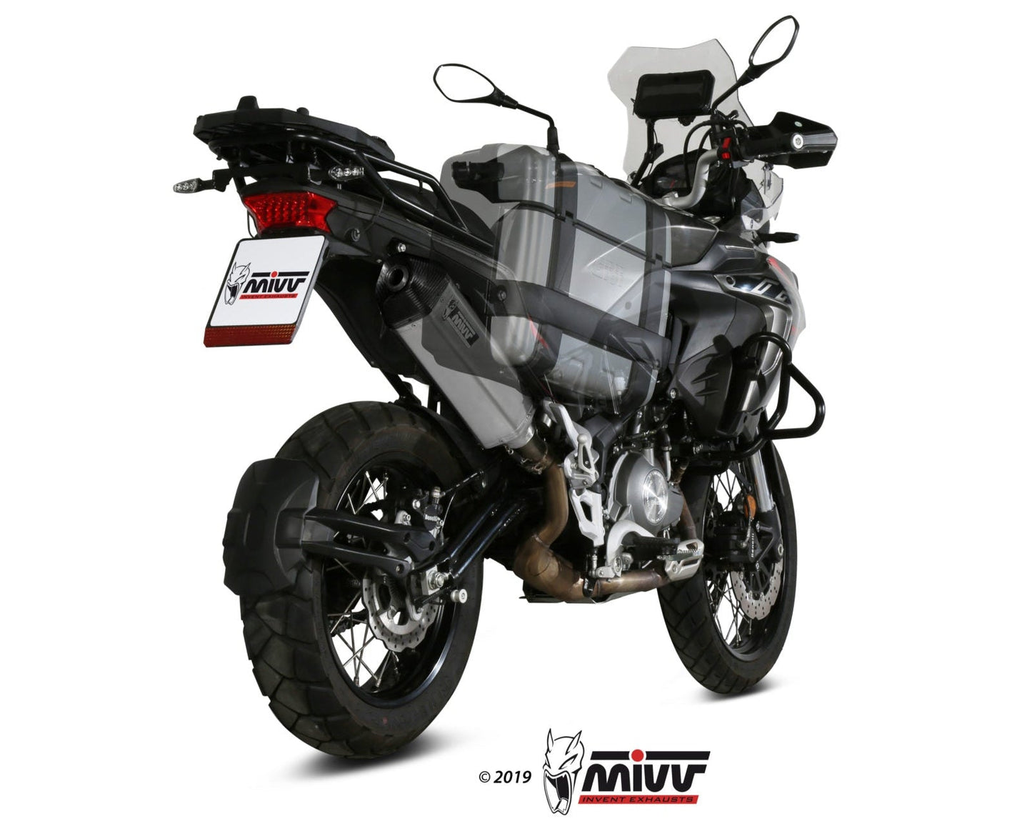 MIVV E.004 Benelli TRK 502X (2018+) Slip-on Exhaust "Speed Edge" (stainless steel; approved) – Accessories in the 2WheelsHero Motorcycle Aftermarket Accessories and Parts Online Shop