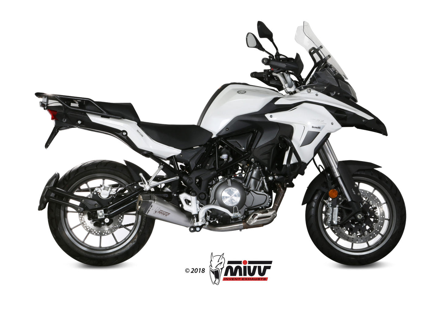 MIVV E.003 Benelli TRK 502 (2017+) Slip-on Exhaust "Delta Race" (Stainless Steel; approved) – Accessories in the 2WheelsHero Motorcycle Aftermarket Accessories and Parts Online Shop