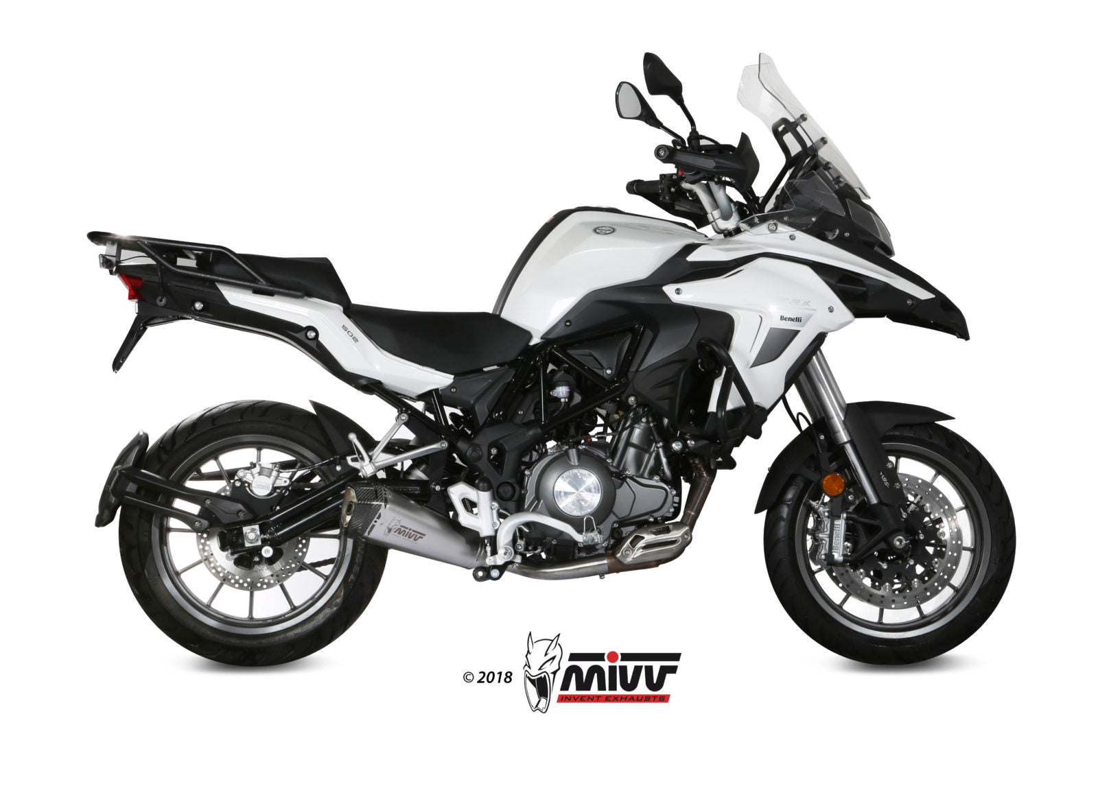 MIVV E.003 Benelli TRK 502 (2017+) Slip-on Exhaust "Delta Race" (Stainless Steel; approved) – Accessories in the 2WheelsHero Motorcycle Aftermarket Accessories and Parts Online Shop