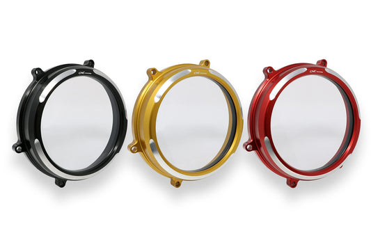 CA200 - CNC RACING Ducati Panigale 959 / 1299 / 1199 (12/19) Clear Clutch Cover (bi-color) – Accessories in the Motodeal Motorcycle Aftermarket Accessories and Parts Online Shop