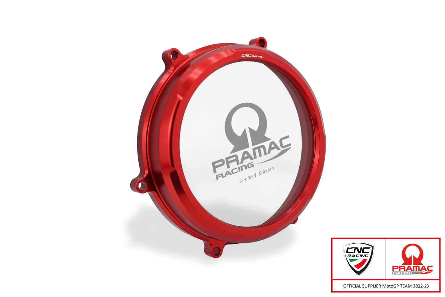 CA202PR - CNC RACING Ducati Panigale V2 / Streetfighter Clear Clutch Cover (Pramac edition) – Accessories in the Motodeal Motorcycle Aftermarket Accessories and Parts Online Shop