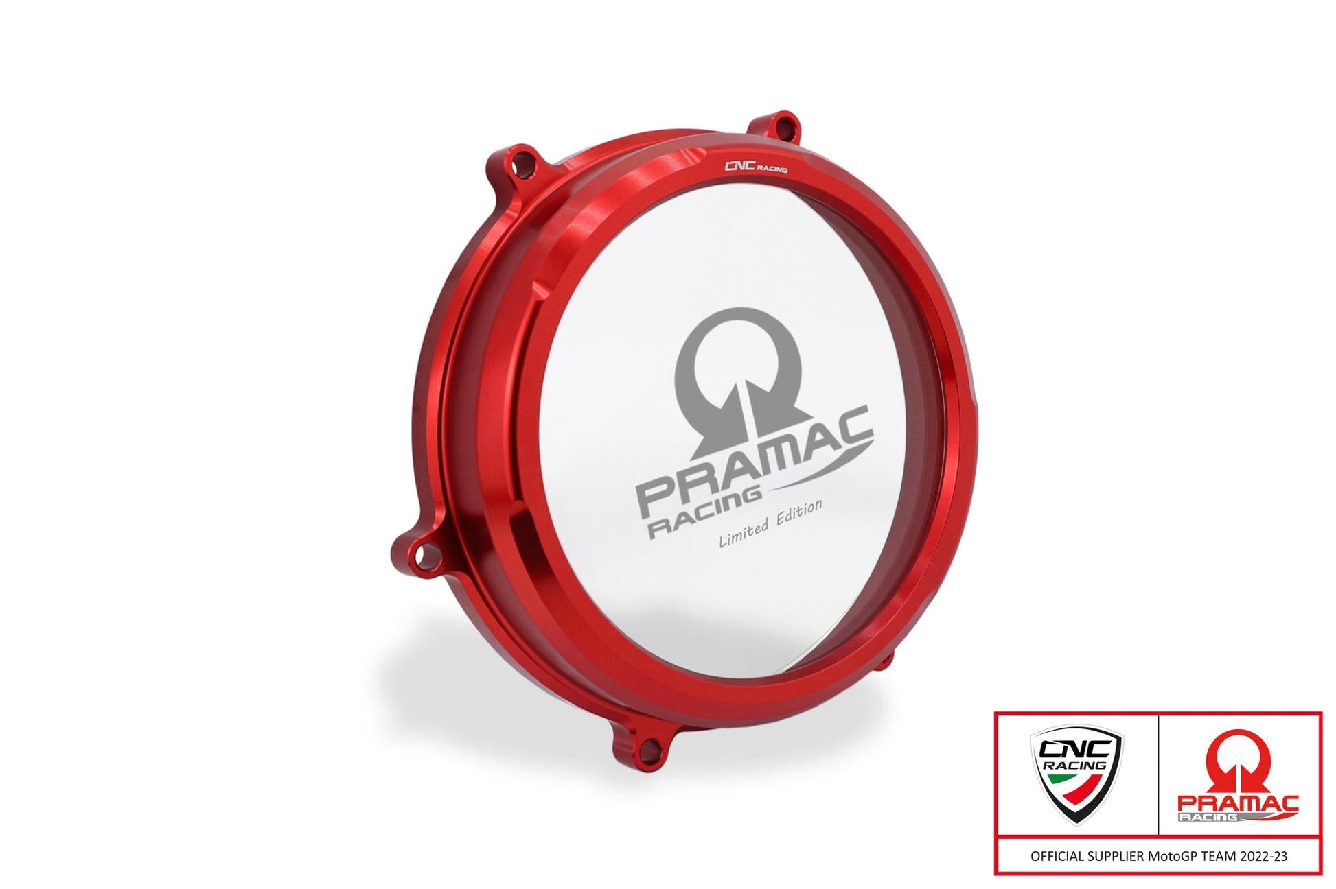 CA202PR - CNC RACING Ducati Panigale V2 / Streetfighter Clear Clutch Cover (Pramac edition) – Accessories in the Motodeal Motorcycle Aftermarket Accessories and Parts Online Shop