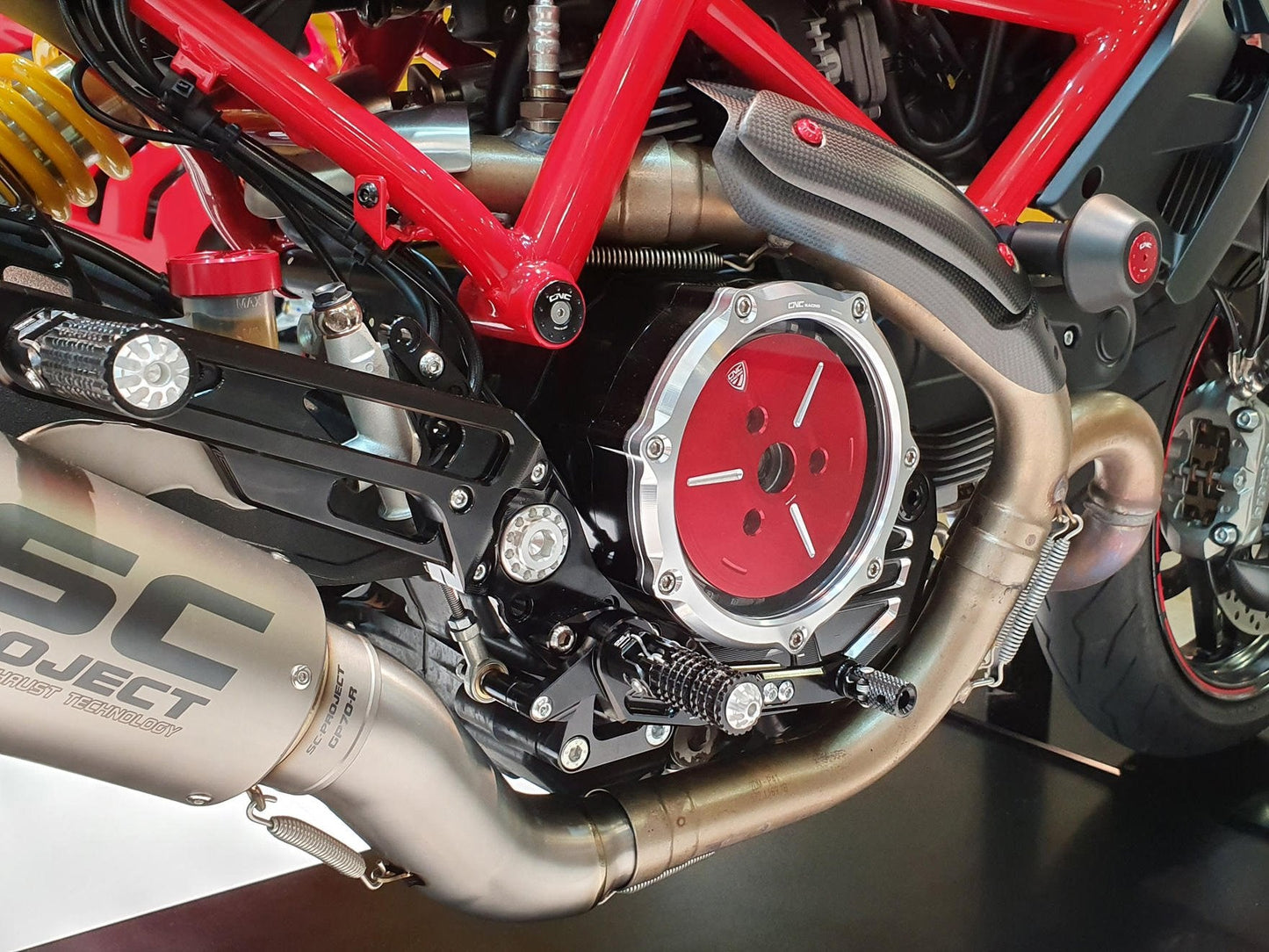 SPA01 - CNC RACING Ducati Oil Bath Clutch Pressure Plate Cover – Accessories in the Motodeal Motorcycle Aftermarket Accessories and Parts Online Shop