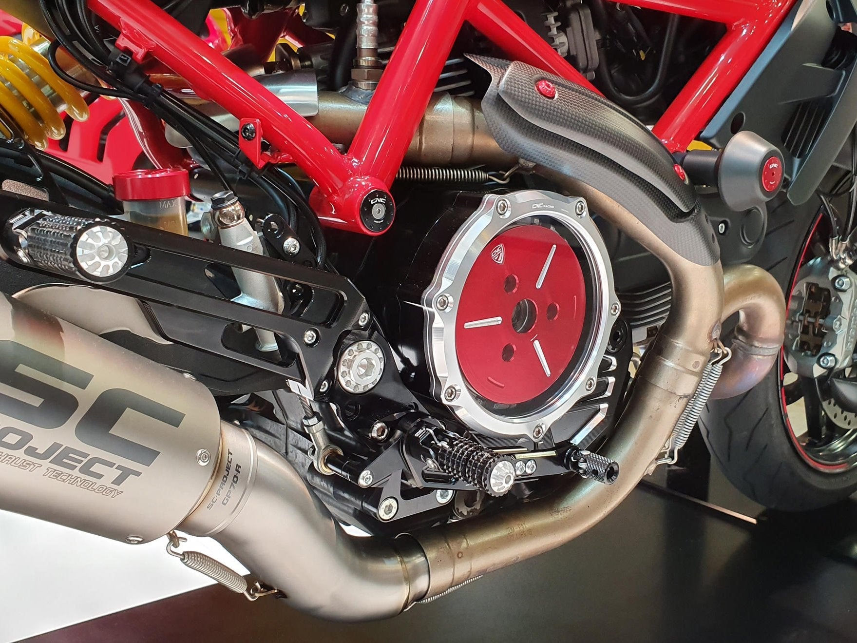 SPA01 - CNC RACING Ducati Oil Bath Clutch Pressure Plate Cover – Accessories in the Motodeal Motorcycle Aftermarket Accessories and Parts Online Shop