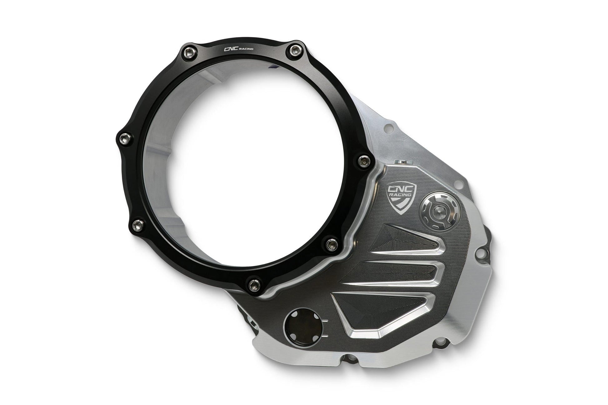 CA504 - CNC RACING Ducati DesertX / Monster / Multistrada Oil Bath Clear Clutch Cover – Accessories in the Motodeal Motorcycle Aftermarket Accessories and Parts Online Shop
