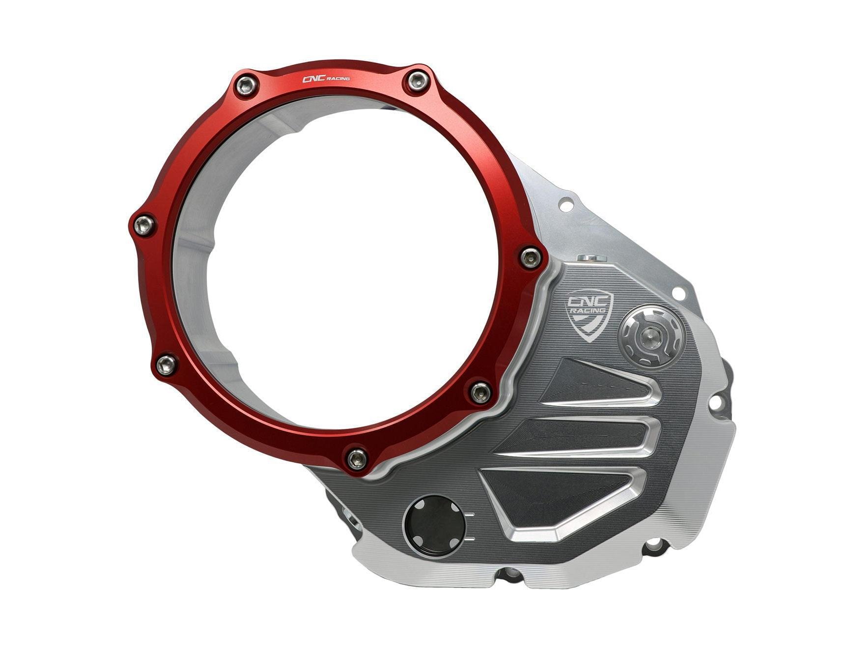 CA503 - CNC RACING Ducati Oil Bath Clear Clutch Cover – Accessories in the Motodeal Motorcycle Aftermarket Accessories and Parts Online Shop