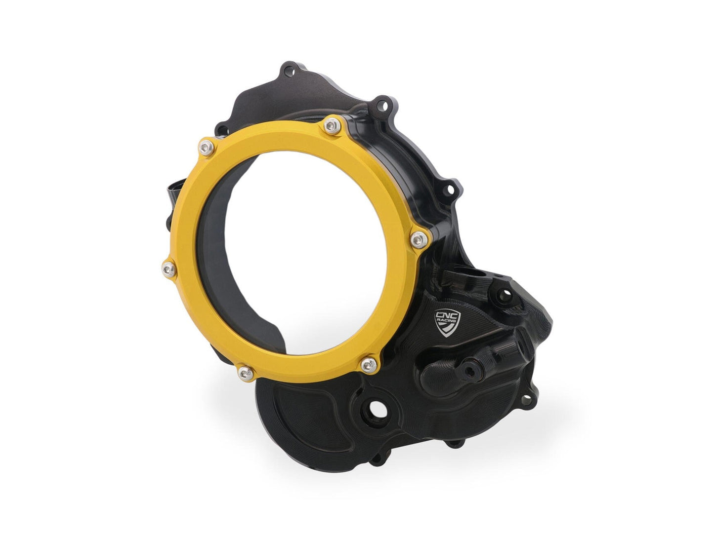 CNC RACING CA510 Ducati Hypermotard 698 Mono (2024+) Oil Bath Clear Clutch Cover (bi-color) – Accessories in the Motodeal Motorcycle Aftermarket Accessories and Parts Online Shop