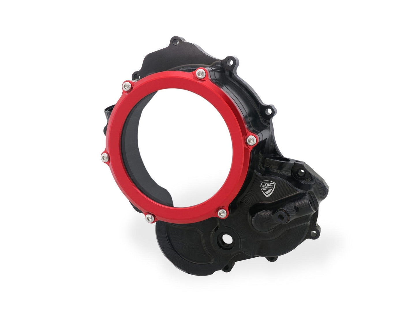 CNC RACING CA510 Ducati Hypermotard 698 Mono (2024+) Oil Bath Clear Clutch Cover (bi-color) – Accessories in the Motodeal Motorcycle Aftermarket Accessories and Parts Online Shop