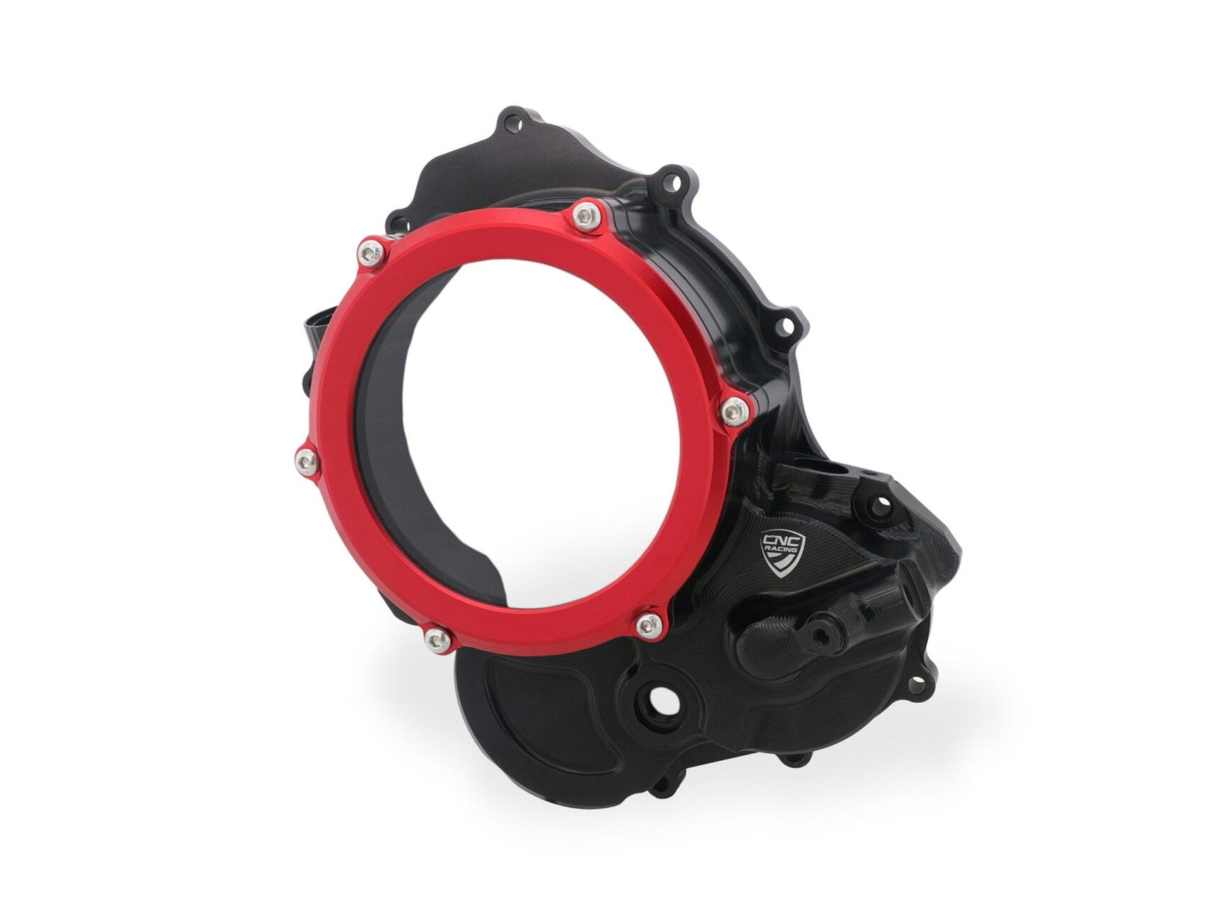 CNC RACING CA510 Ducati Hypermotard 698 Mono (2024+) Oil Bath Clear Clutch Cover (bi-color) – Accessories in the Motodeal Motorcycle Aftermarket Accessories and Parts Online Shop