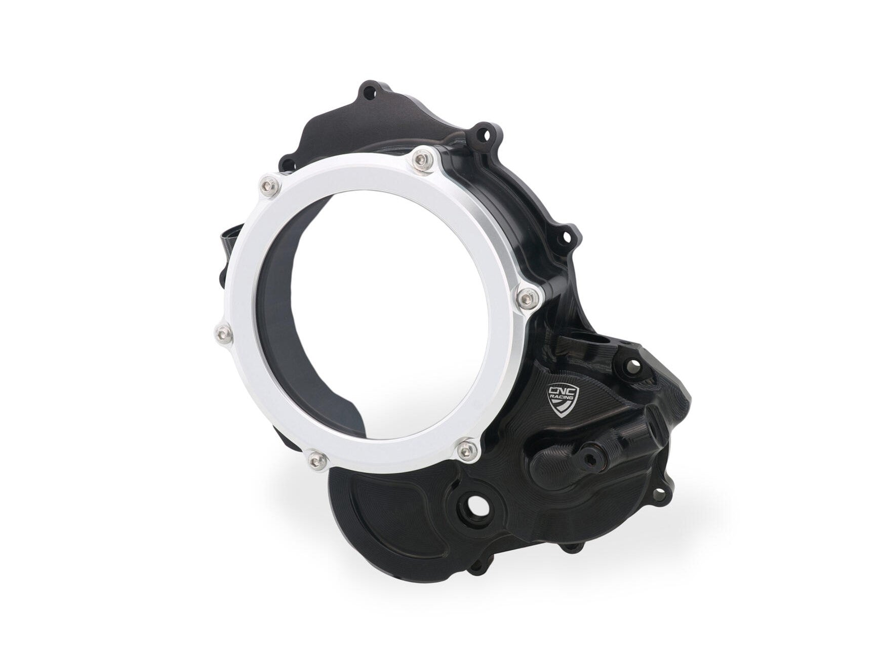 CNC RACING CA510 Ducati Hypermotard 698 Mono (2024+) Oil Bath Clear Clutch Cover (bi-color) – Accessories in the Motodeal Motorcycle Aftermarket Accessories and Parts Online Shop