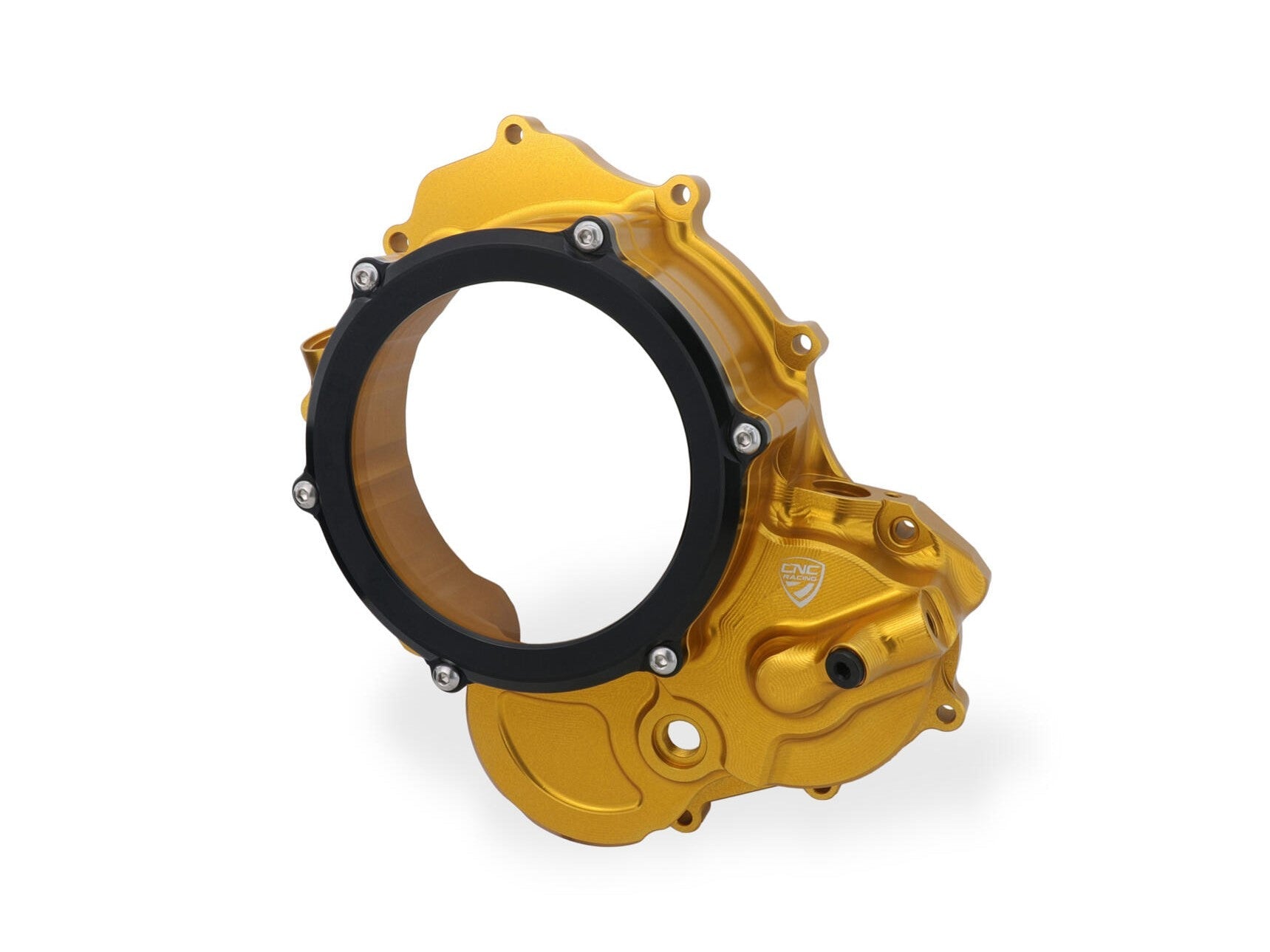 CNC RACING CA510 Ducati Hypermotard 698 Mono (2024+) Oil Bath Clear Clutch Cover (bi-color) – Accessories in the Motodeal Motorcycle Aftermarket Accessories and Parts Online Shop