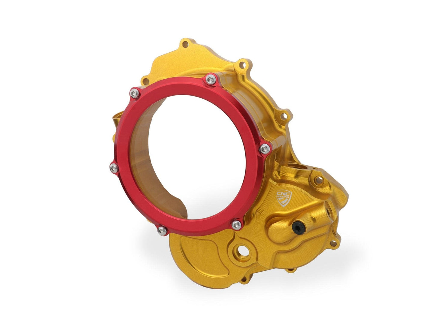 CNC RACING CA510 Ducati Hypermotard 698 Mono (2024+) Oil Bath Clear Clutch Cover (bi-color) – Accessories in the Motodeal Motorcycle Aftermarket Accessories and Parts Online Shop