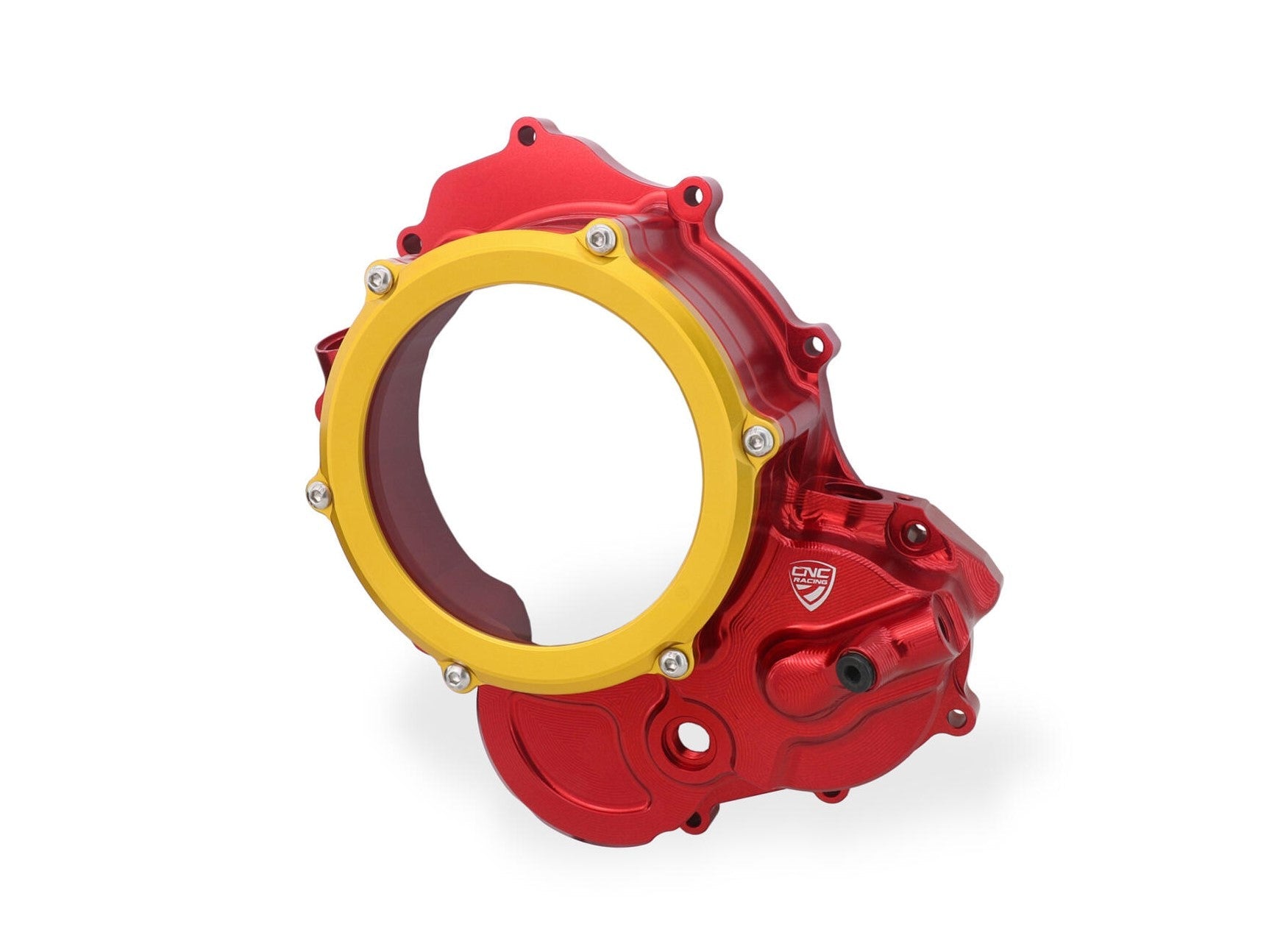 CNC RACING CA510 Ducati Hypermotard 698 Mono (2024+) Oil Bath Clear Clutch Cover (bi-color) – Accessories in the Motodeal Motorcycle Aftermarket Accessories and Parts Online Shop