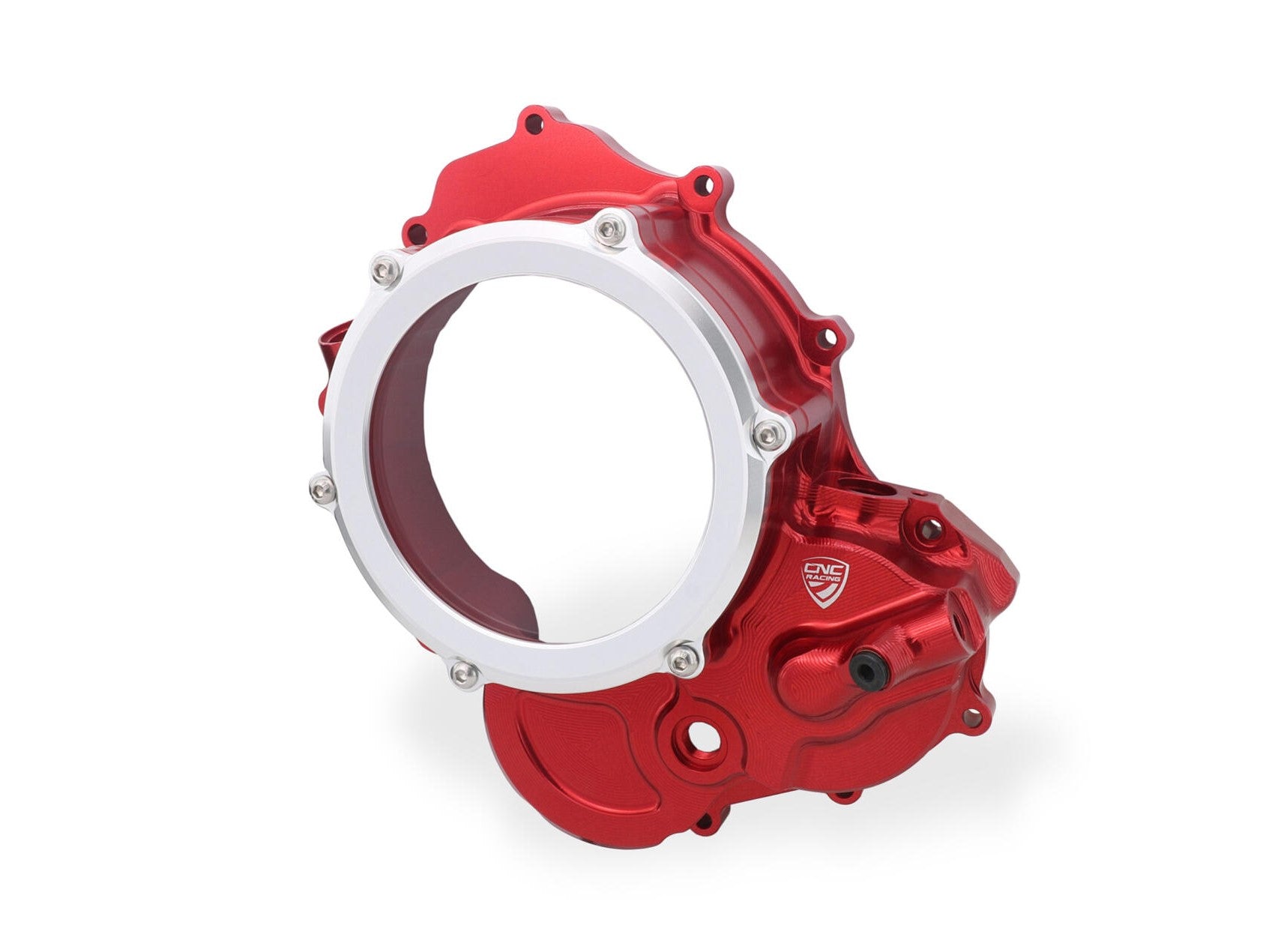 CNC RACING CA510 Ducati Hypermotard 698 Mono (2024+) Oil Bath Clear Clutch Cover (bi-color) – Accessories in the Motodeal Motorcycle Aftermarket Accessories and Parts Online Shop