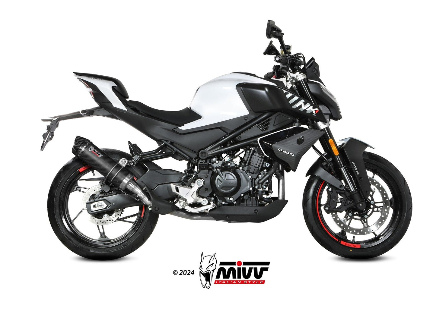 MIVV CF.004 CF MOTO 450NK ( 2023+ ) Slip-on Exhaust "GP" (carbon + cap; approved) – Accessories in the 2WheelsHero Motorcycle Aftermarket Accessories and Parts Online Shop