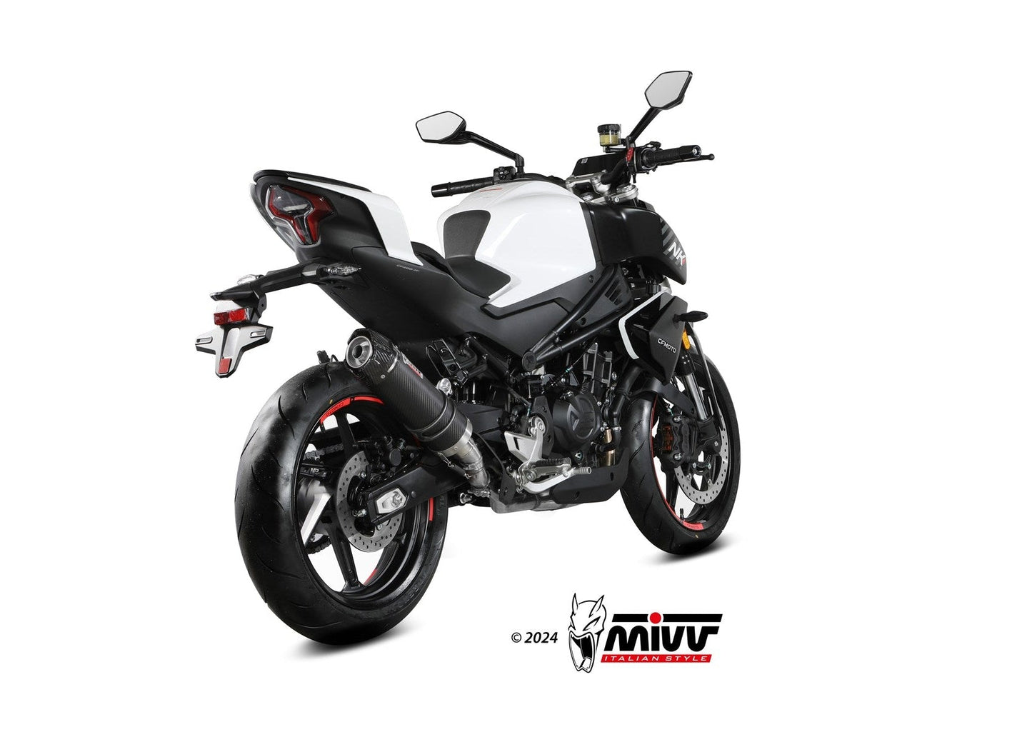 MIVV CF.004 CF MOTO 450NK ( 2023+ ) Slip-on Exhaust "GP" (carbon + cap; approved) – Accessories in the 2WheelsHero Motorcycle Aftermarket Accessories and Parts Online Shop
