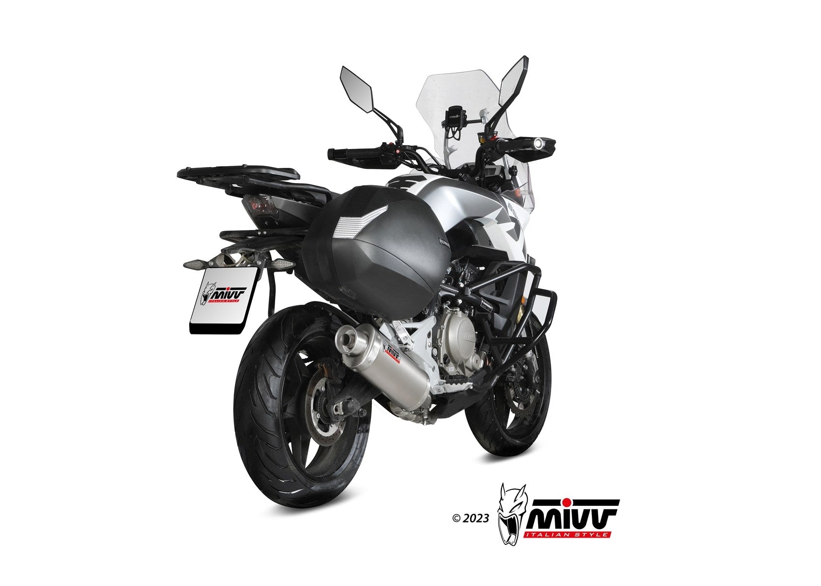 MIVV CF.002 CF MOTO 650MT ( 2021+ ) Slip-on Exhaust "Oval" (stainless steel; approved) – Accessories in the 2WheelsHero Motorcycle Aftermarket Accessories and Parts Online Shop