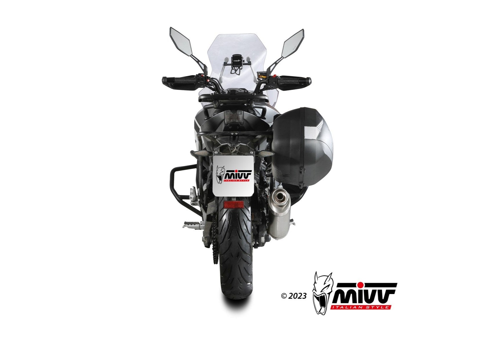 MIVV CF.002 CF MOTO 650MT ( 2021+ ) Slip-on Exhaust "Oval" (stainless steel; approved) – Accessories in the 2WheelsHero Motorcycle Aftermarket Accessories and Parts Online Shop