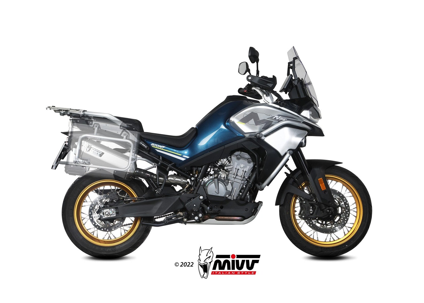 MIVV CF.001 CF MOTO 800MT ( 2022+ ) Slip-on Exhaust "Speed Edge" (stainless steel; approved) – Accessories in the 2WheelsHero Motorcycle Aftermarket Accessories and Parts Online Shop