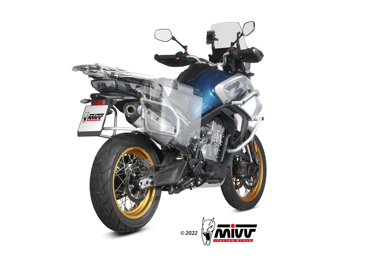 MIVV CF.001 CF MOTO 800MT ( 2022+ ) Slip-on Exhaust "Speed Edge" (stainless steel; approved) – Accessories in the 2WheelsHero Motorcycle Aftermarket Accessories and Parts Online Shop