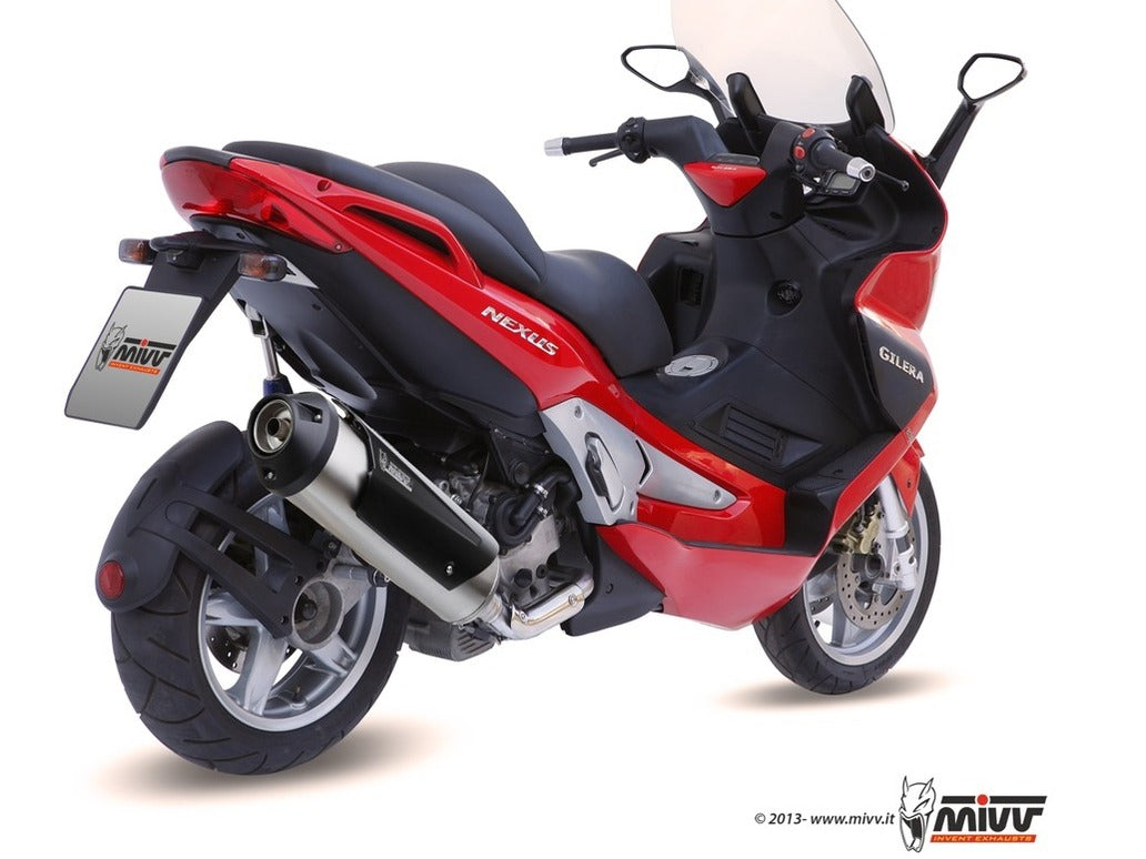 MIVV C.GL.0009 GILERA NEXUS 500 ( 2004 / 12 ) Slip-on(Kat) Exhaust "Urban" (stainless steel; approved) – Accessories in the 2WheelsHero Motorcycle Aftermarket Accessories and Parts Online Shop