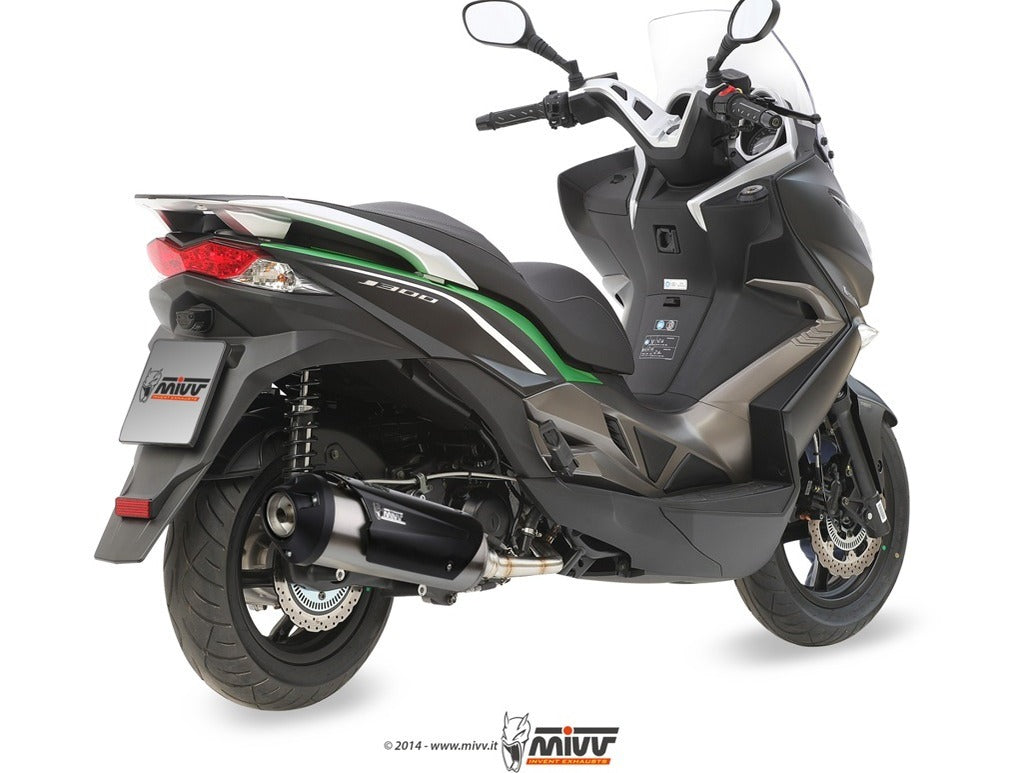 MIVV C.KY.0016 KAWASAKI J300 ( 2014 / 16 ) Full System(Kat) Exhaust "Urban" (stainless steel; approved) – Accessories in the 2WheelsHero Motorcycle Aftermarket Accessories and Parts Online Shop